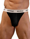 NDS Wear Men's Cotton Mesh Brazilian Thong in Black: A Stylish and Comfortable Choice for the Modern Gentleman-NDS Wear-ABC Underwear