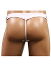 NDS Wear Men's White Cotton Mesh Brazilian Thong: A Stylish and Comfortable Addition to Your Wardrobe-BLOWOUT