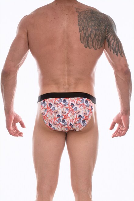 NDS Wear Presents Exquisite Men's Open Side Brief with Captivating Seashell Design