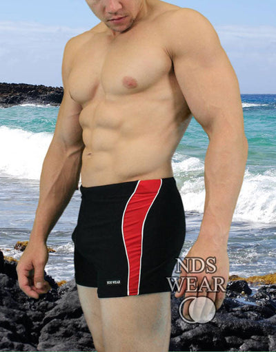 NDS Wear Sexy Side Stripe Mens Swim Trunk -Cleareance Blowout!-NDS Wear-ABC Underwear