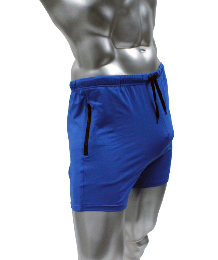 NEPTIO® Sexy Men's Workout Shorts Fitted Star and Stripes Or Solid Gym Running Short