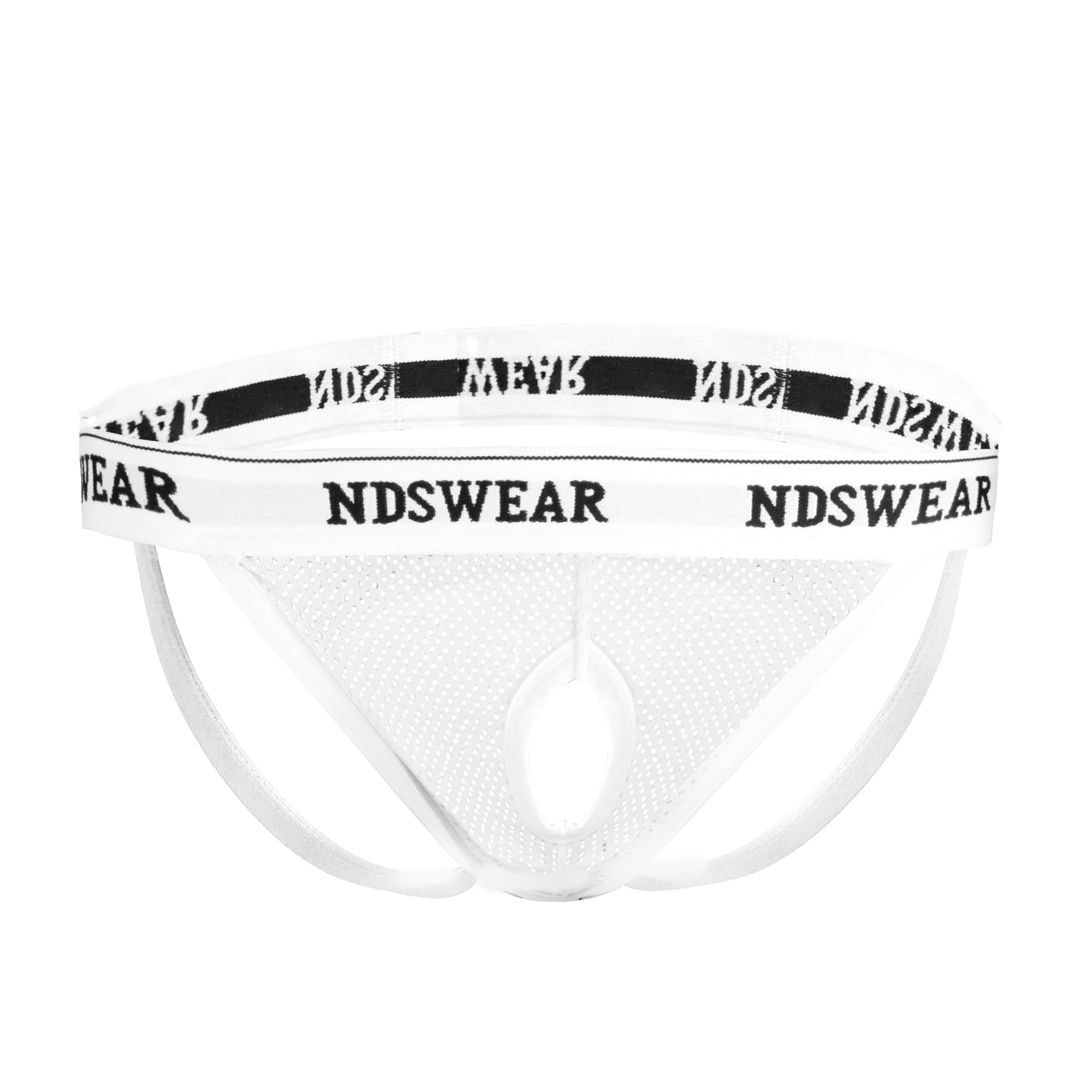 NEW Open Hole Suspensory Stretch Mesh Jock Strap - NDS Wear - 2 PACK - ABC  Underwear
