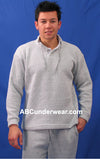 Nantucket Fleece Button Sweatshirt-ABC Underwear-ABC Underwear