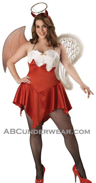 Naughty and Nice Plus Costume