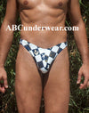 Nautical Thong Swimsuit - Limited Stock Clearance-Male Power-ABC Underwear