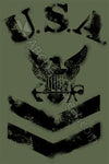 Navy Logo Faux Stenciled Shirt-ABCUnderwear-ABC Underwear