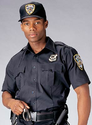 Navy blue Police and Security Shirt