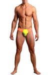 Neon Ray Moonshine Jock Brief - Yellow-Male Power-ABC Underwear