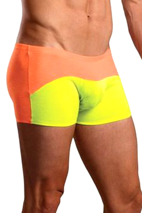 Neon Ray Trunk Short - Yellow/Orange - Closeout