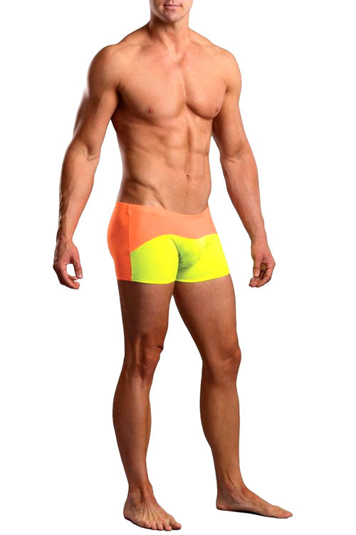 Neon Ray Trunk Short - Yellow/Orange - Closeout