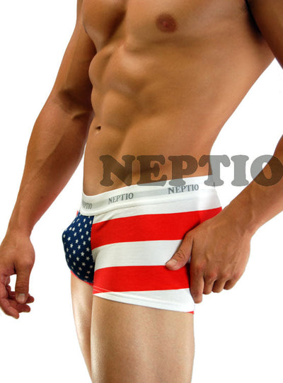 Neptio Mens Flag Boxer Underwear-NEPTIO-ABC Underwear
