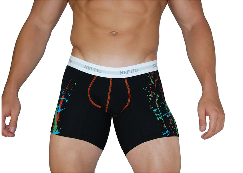 Neptio Picasso Paint Splashy Men's Boxer Brief Mens Underwear
