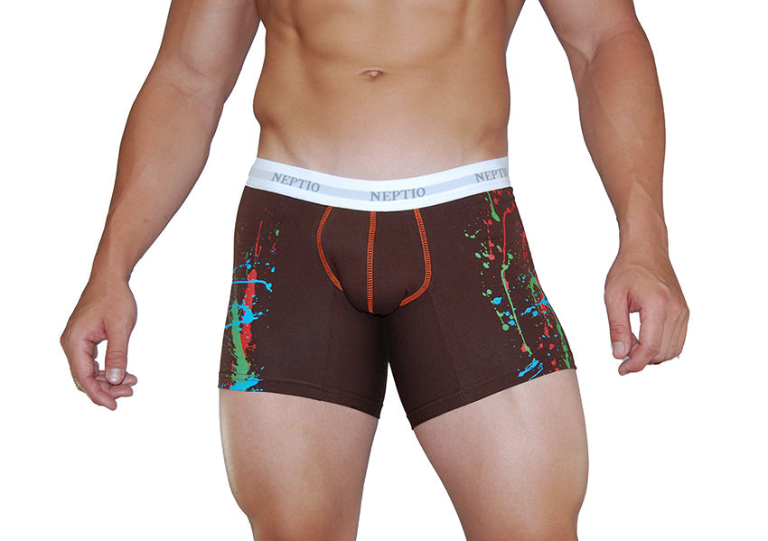 Men's Boxer Briefs Underwear Passion T-back perspective Gauze Hole