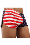 Neptio USA Flag Retro Athletic Side Split Short - SALE!