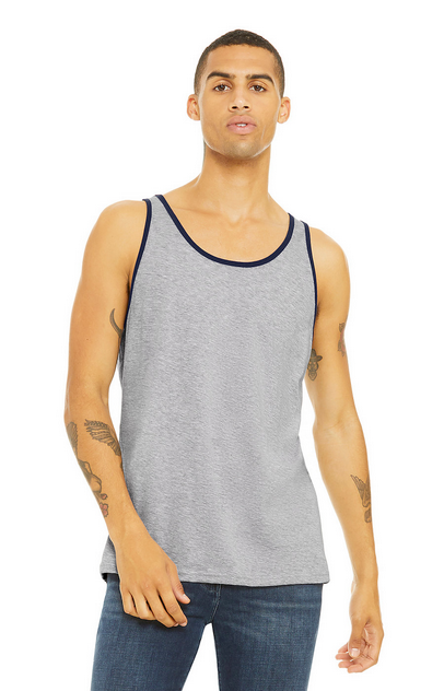 New Modern Mens Jersey Tank Top
