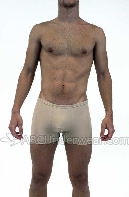 Nude Dude Microfiber Flesh Tone Mens Boxer Brief Low Rise