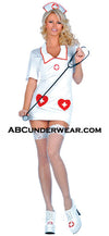 Nurse Costume 3 Piece - Closeout-Music Legs-ABC Underwear