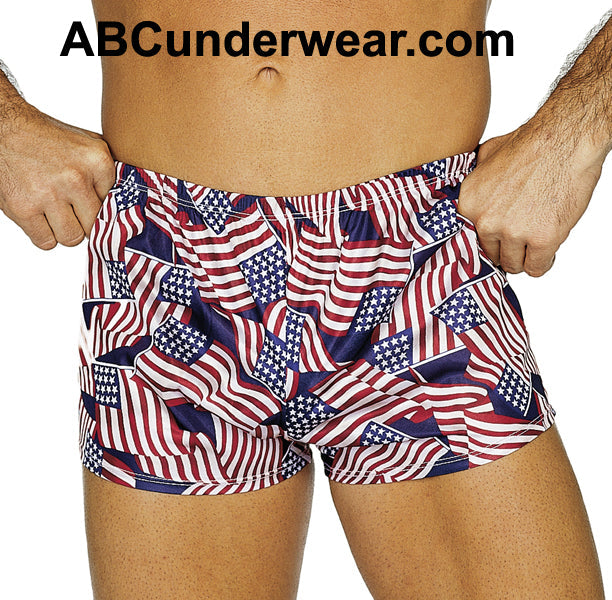 Nylon Tricot Flag Boxer