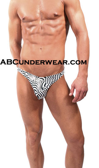Optical Zebra Bikini Swimwear