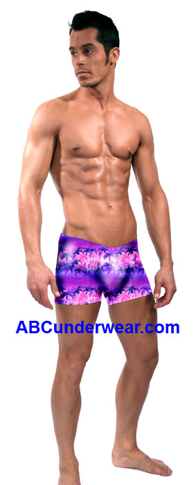 Palm Print Wonder Short-Male Power-ABC Underwear