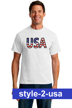 Patriotic American Mens T-shirts - Choose Your Design