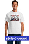 Patriotic American Mens T-shirts - Choose Your Design-TooLoud-ABC Underwear