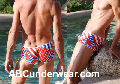 Patriotic Men's Hot Short-ABCunderwear.com-ABC Underwear