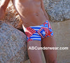 Patriotic Pouch Men's Swimsuit-NDS Wear-ABC Underwear