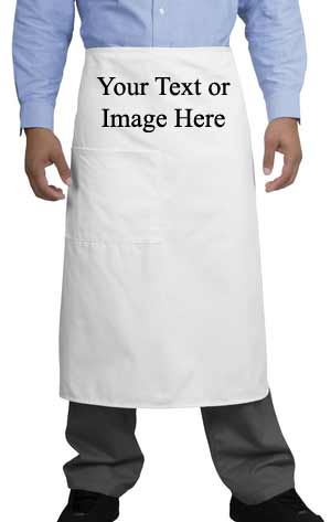 Personalized Custom Print Bistro Apron