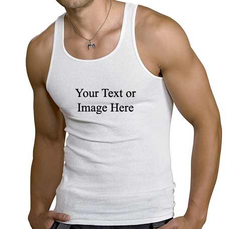 Personalized Men's Tank Top- A-shirt