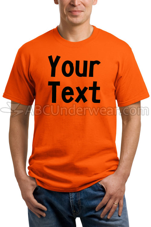 Personalized Orange T-Shirt, Halloween Shirt, Easy Costume