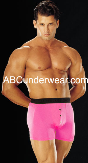 Pink Silk Boxer Brief