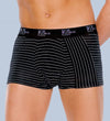 Pinstripe Microfiber Boxer Brief - Large-Coquette-ABC Underwear