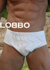 Plain White Men's Briefs-ABCunderwear.com-ABC Underwear