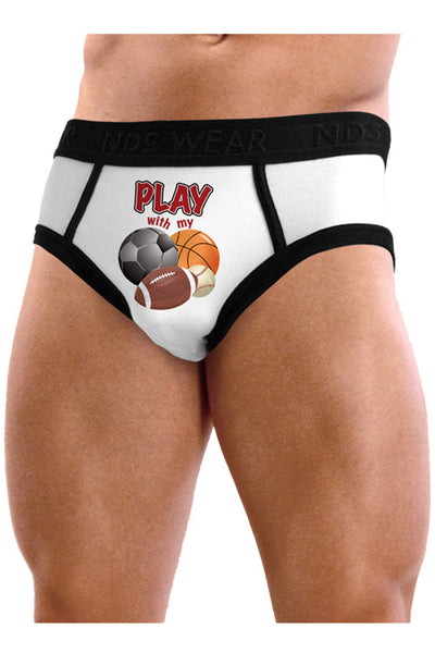 NDS Wear Play with My Balls - Mens Briefs Underwear Small