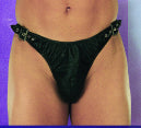 Premium Men's Leather Buckle Thong