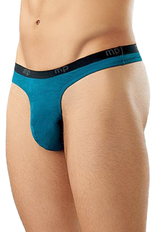 Premium Stretch Suede Men's Thong Undergarments