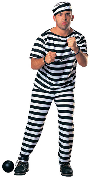 Prisoner Man Costume- Adult
