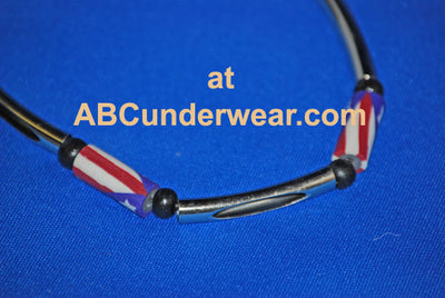 Puerto Rican Flag Necklace-ABC Underwear-ABC Underwear