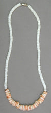 Puka & Coral Shell Necklace-Puka Jewelry-ABC Underwear