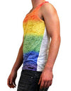Rainbow Burn-out Men's Tank Top-NDS Wear-ABC Underwear