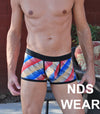 Rainbow Metric Pouch Mens Trunk - Closeout-NDS Wear-ABC Underwear