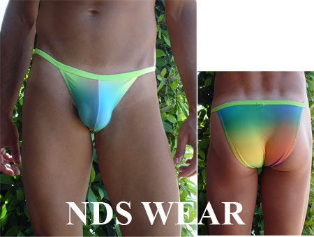 Rainbow Open Side Bikini