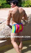 Rainbow Squarecut Swimsuit-ABCunderwear.com-ABC Underwear