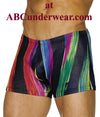Rainbow Streak Shorts-Male Power-ABC Underwear