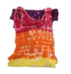 Rainbow Tie Dye Gay Pride Mens Square Ribbed Tank Top- BLOWOUT SALE