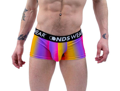 Rainbows Men's Short Trunk Underwear by NDS Wear-NDS Wear-ABC Underwear