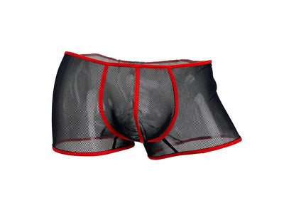 Rave Black Mens Mesh Trunk Underwear with contrast - BLOWOUT SALE!