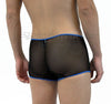 Rave Black Mens Mesh Trunk Underwear with contrast - BLOWOUT SALE!