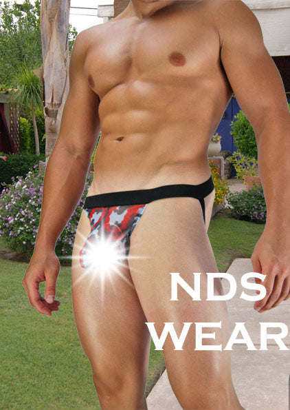 Red Camo Sheer Jockstrap -BLOWOUT SALE!
